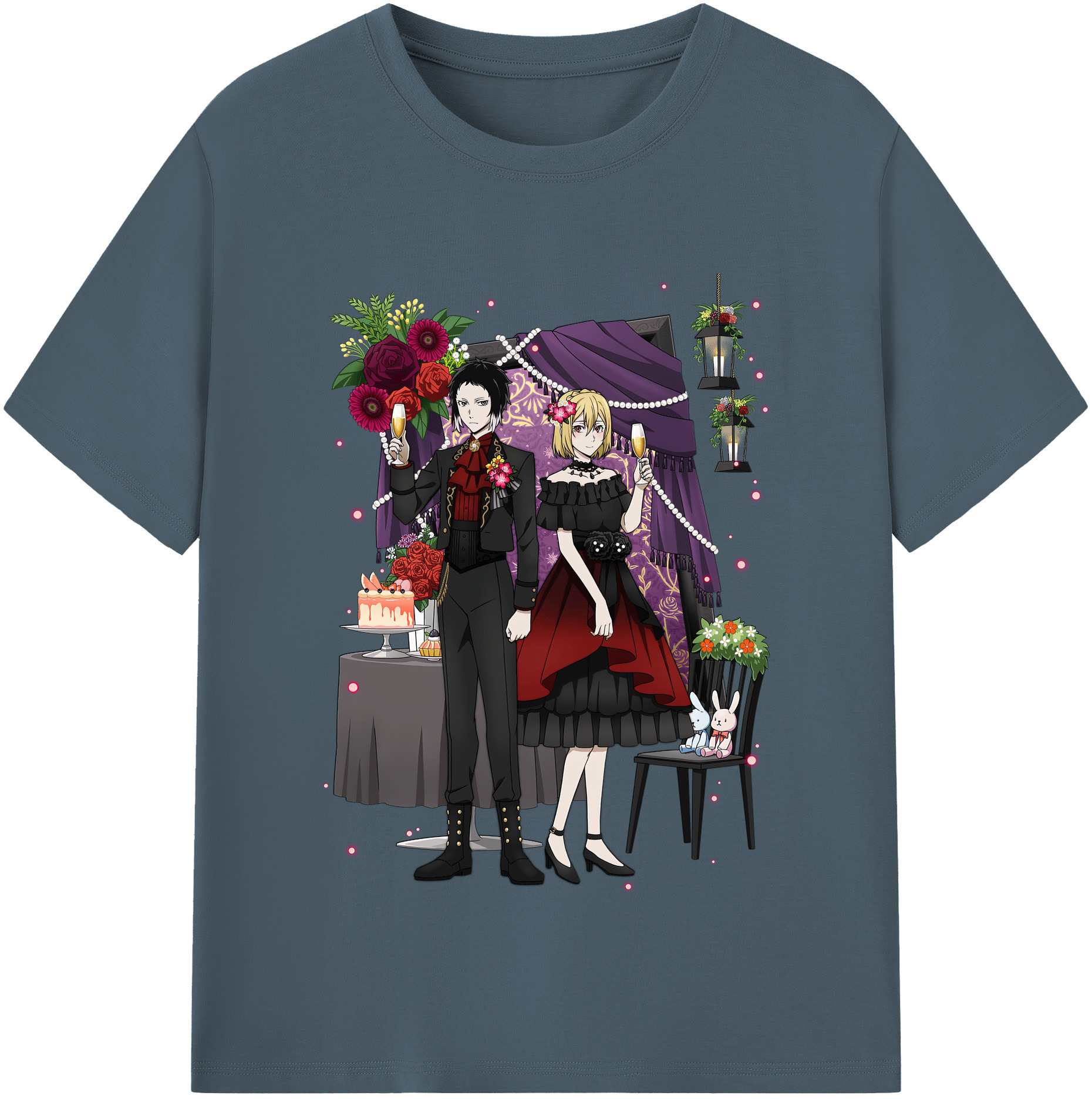 （画像用） 文豪ストレイドッグス Bungo Stray Dogs 綿100％半袖Tシャツ（フロントプリント）